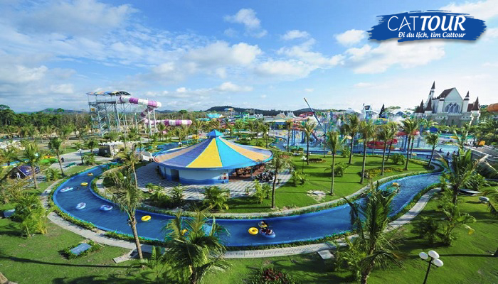 Khu vui chơi tại Vinpearl Land Phú Quốc là một trong những khu giải trí lớn nhất Việt Nam